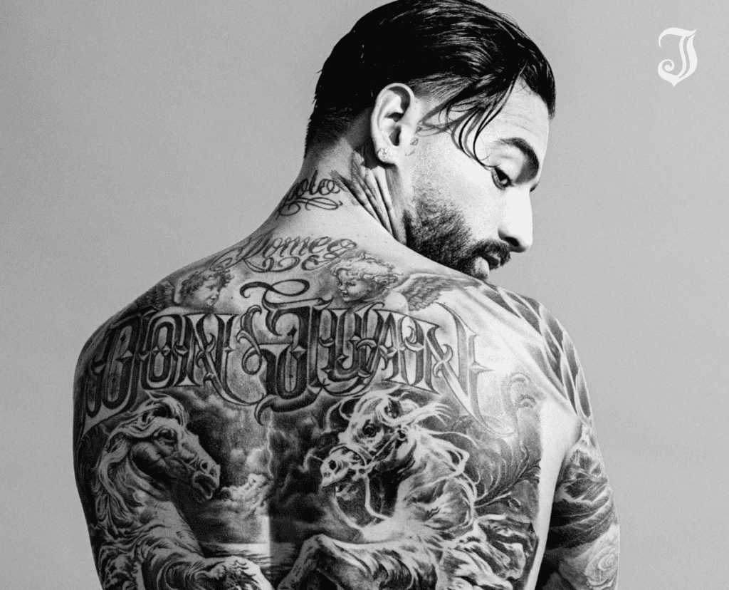 Inked Exclusive: Maluma's Biggest Tattoo To Date – "my Life