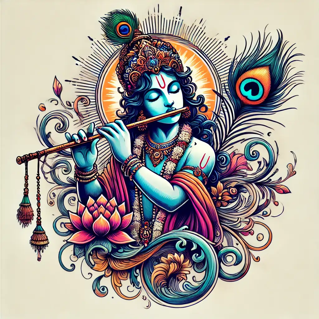 Krishna Tattoo Design: A Comprehensive Guide 2025 Krishna Tattoo Design: A Comprehensive Guide 2025